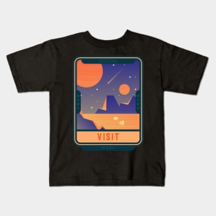 Visit Mars Kids T-Shirt